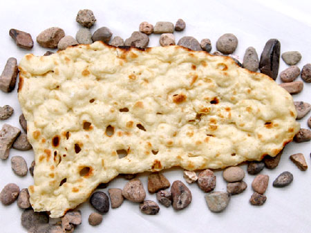 طرز تهیه نان سنگک