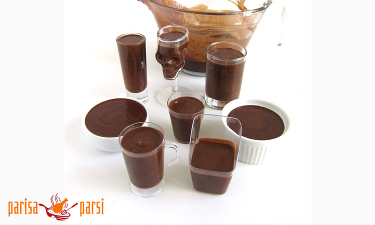 طرز تهیه موس شکلاتی 3 نحوه سرو موس شکلاتی