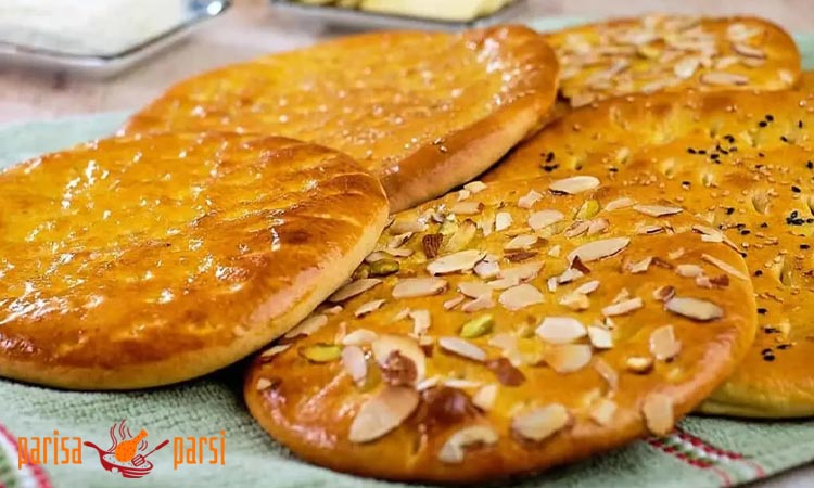طرز تهیه نان شیرمال خانگی (نان خوشمزه و نرم با طعم بی نظیر) 2 نکات طرز تهیه نان شیرمال
