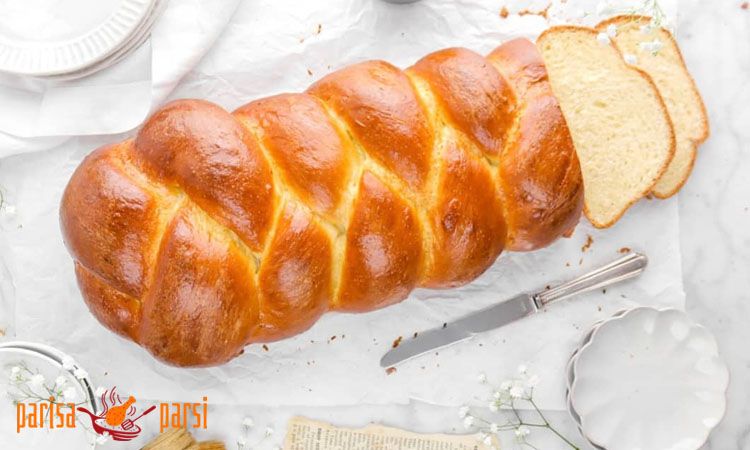 طرز تهیه نان گیسو خانگی 1 مواد لازم برای دستور پخت نان گیسو خانگی