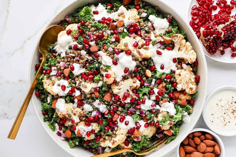 طرز تهیه سالاد انار
