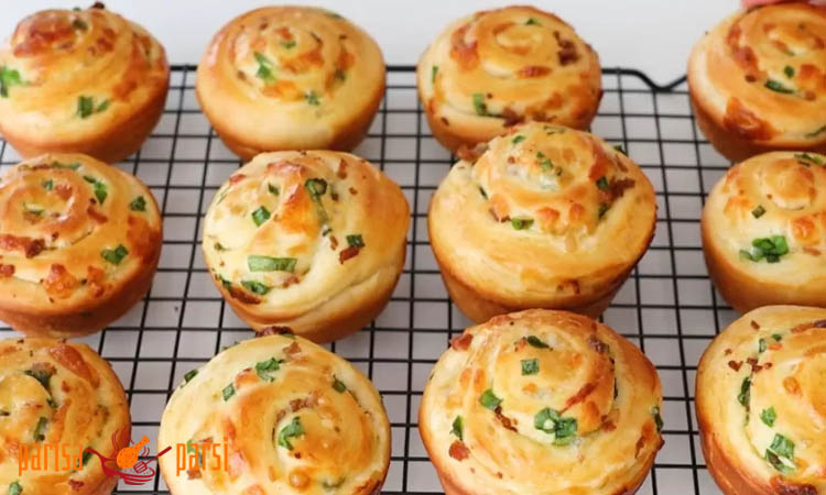 طرز تهیه کاپ کیک ژامبون