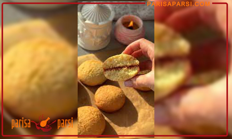 نشانه پایان موفق پخت کلوچه نارگیلی