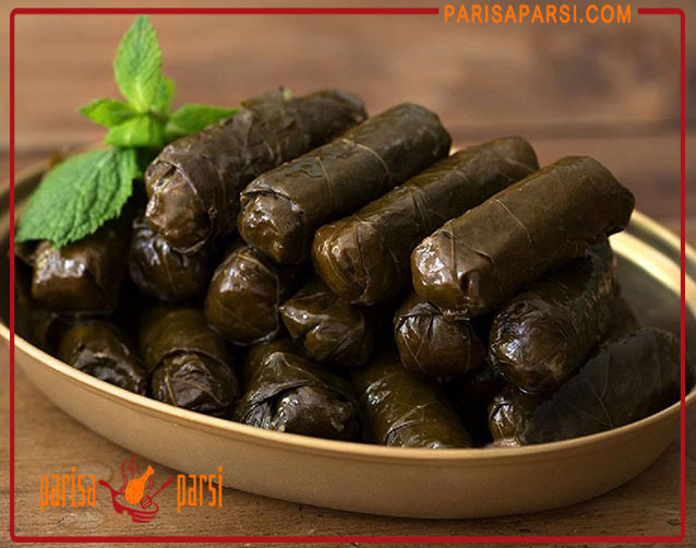 طرز تهیه دلمه برگ مو