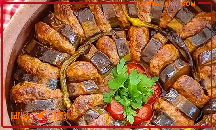 آموزش پخت خوراک گوشت و بادمجان ساده و خوشمزه 4 پخت خوراک گوشت و بادمجان