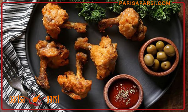 طرز تهیه پاچینی مرغ خوشمزه فست فودی 2 شکل دادن به پاچینی مرغ