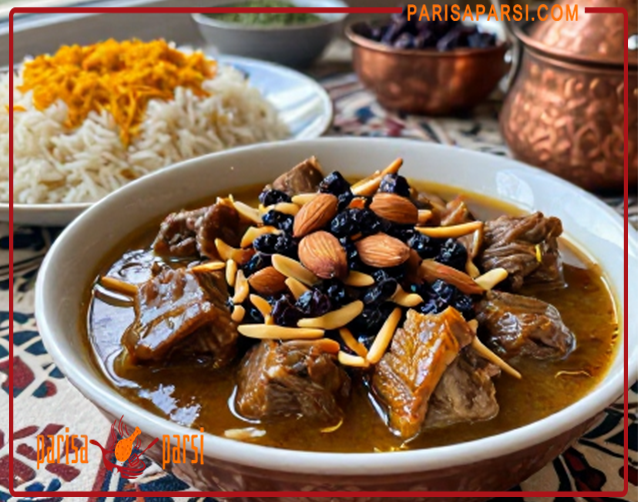 طرز تهیه خورش خلال کرمانشاهی مجلسی