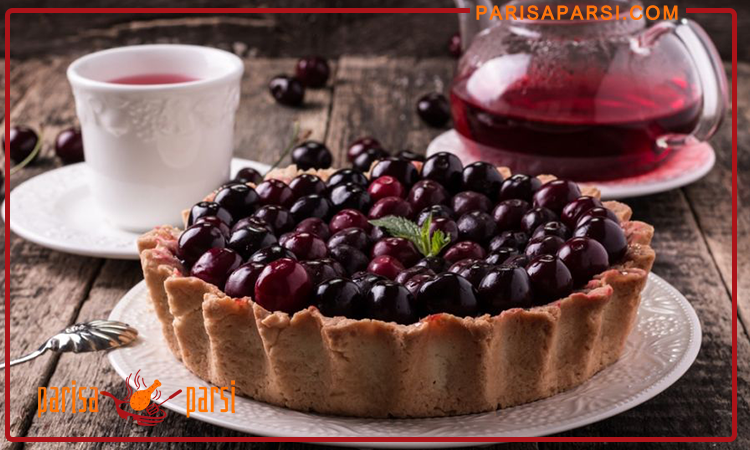 آموزش تهیه تارت میوه ای فرانسوی اصیل 3 آماده سازی میوه ها برای تزئین