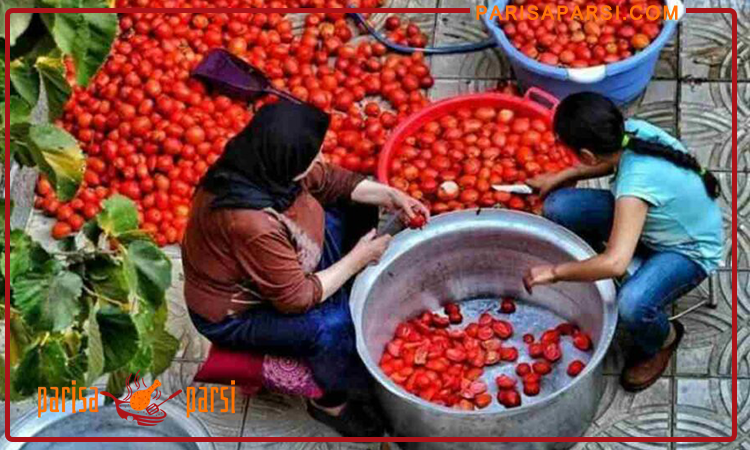 نگهداری رب گوجه فرنگی خانگی