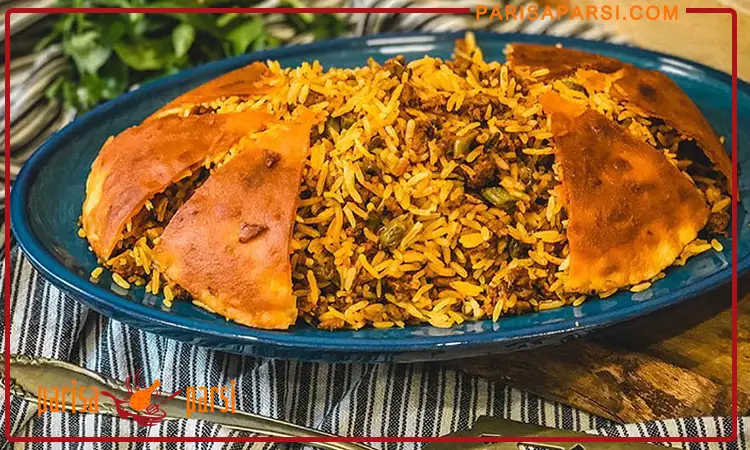 آموزش پخت لوبیا پلو شیرازی با ته دیگ حرفه ای 2 آماده سازی برنج برای لوبیا پلو