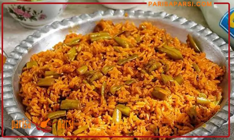 آموزش پخت لوبیا پلو شیرازی با ته دیگ حرفه ای 5 پخت لوبیا پلو شیرازی